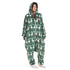 Snuggs Blanket Onesie Green Christmas